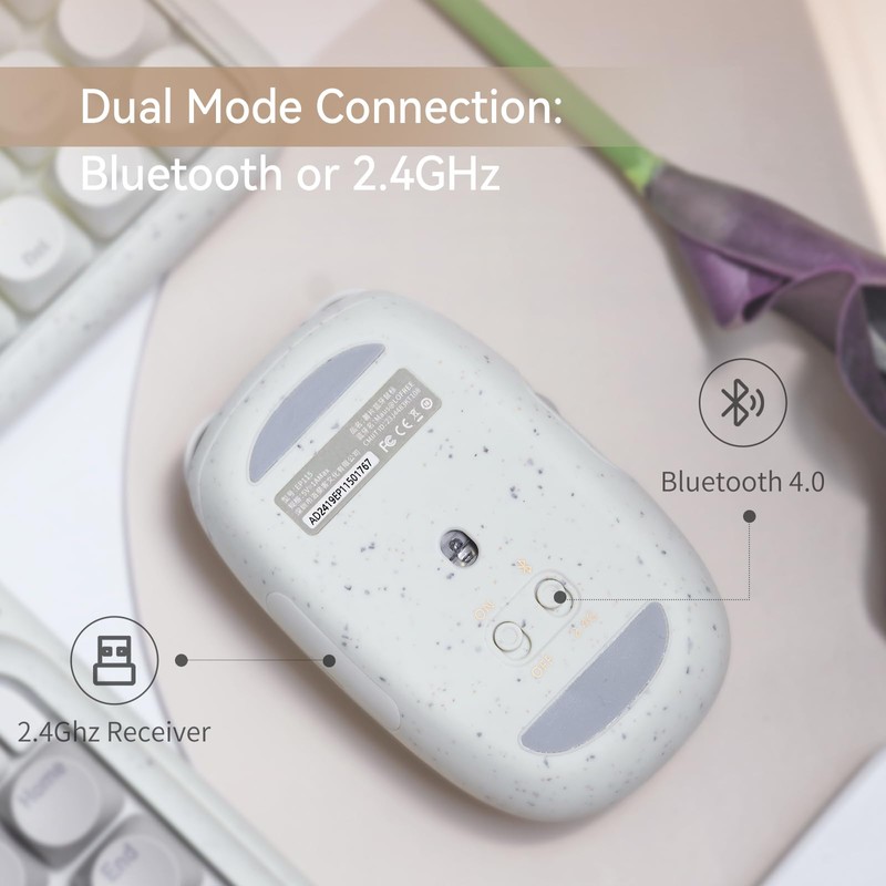 LOFREE - mouse inalámbrico de doble modo con 5 niveles