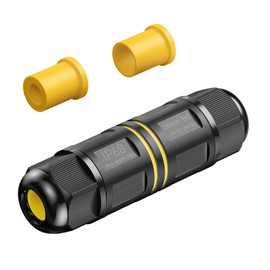 ledscom.de Pack of 10 Cable Connectors for Outdoor Use, IP68, Sleeve for 5-12 mm Cable Diameter