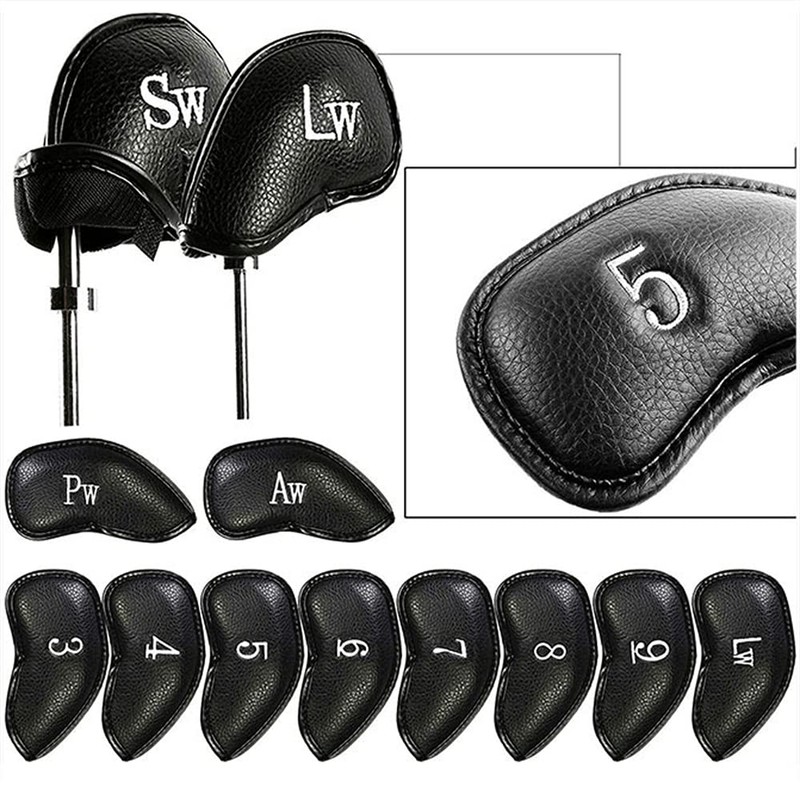 Vester Golf Club Protective Covers Golf Iron Covers Synthetic Leather