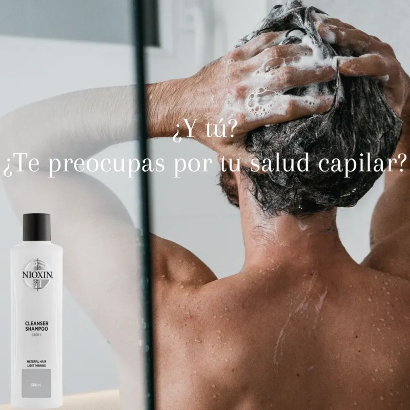 Nioxin Shampoo Cleanser Sist 1 300ml Anticaida Y Crecimiento