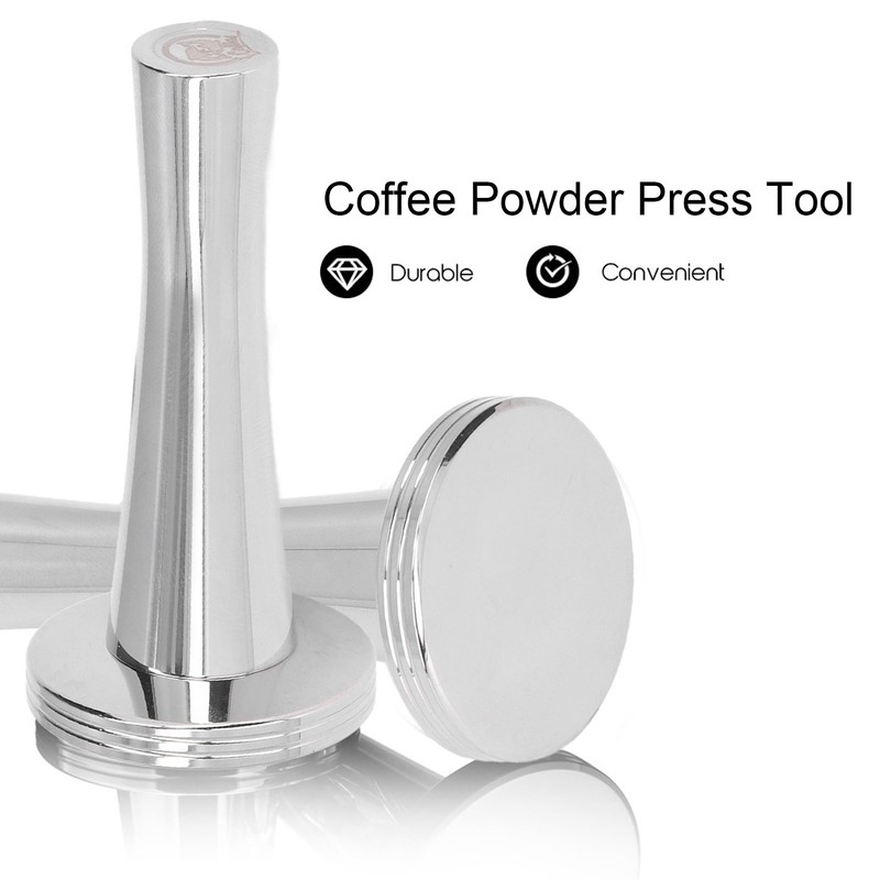 41mm Flat Base Coffee Tamper Stainless Steel Coffee Powder Hammer