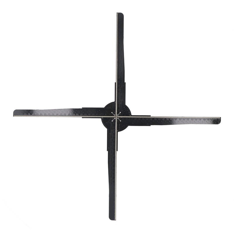 3D Holographic Projector Advertising Display 45cm 4 Blades Fan 2000x510