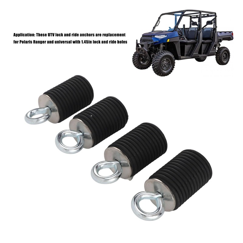 BOROCO 4pcs ATV Lock & Ride Lashing Racker, 1.45 Inch