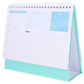 MAGICLULU Desk Calendar Elegant Calendar for Desk Decor Minimalist Stand-up Design Month Date Display for Personal Scheduling Giving for Home Office Use