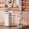 NinPeen Manicure Table Nail Desk for Nail tech with Drawers