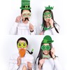 HOWAF St Patrick's Day Photo Booth Props Glasses Masks Hat