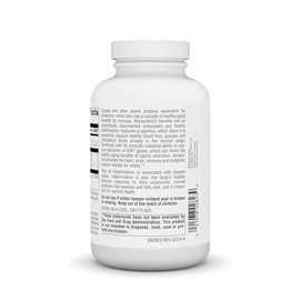 Source Naturals Resveratrol 500, Heart Support & Healthy Aging*, 500 mg - 120 Tablets