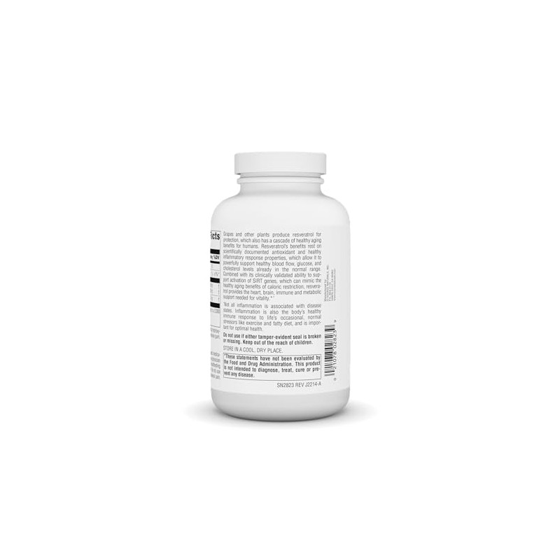 Source Naturals Resveratrol 500, Heart Support & Healthy Aging*, 500