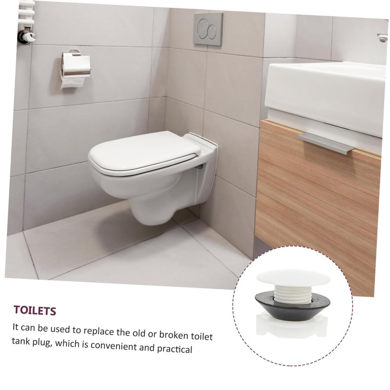 Operitacx 2Pcs Toilet Tank Plugs Durable Water Tank Connectors Easy