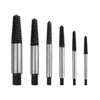 6-Piece Screw Extractor Set with 1 Storage Box, Easy Screw