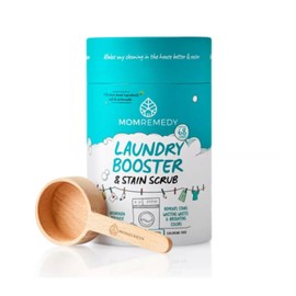 Laundry Booster and Stain Remover Scrub, MomRemedy Oxygen Whitener, Whiten Whites and Brighten Colors, Remove Stains, Household Cleaning Scrub, Chlorine Bleach Free