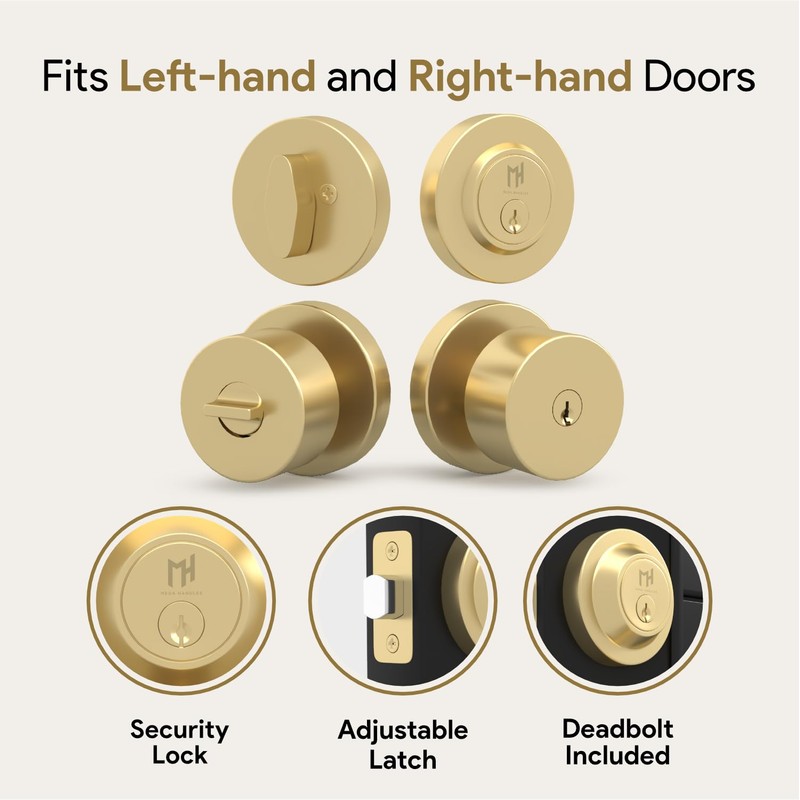 Mega Handles - Buena Entry Combo I Entry Door Knob