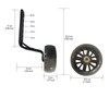 Woouagia 1 Pair Bike Training Wheels Mute Flash Wheels,Children Bicycle