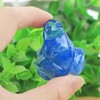SHIDXIB 1Pcs Crystal Carved Frog Blue Opal Crystal Gift Crystal
