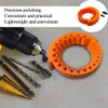 Shengsenfu Black Drill Bit Sharpener, Handheld Drill Bit Sharpener for