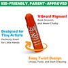 Kwik Stix Solid Tempera Paint Sticks, 12 Colors, Washable Paint