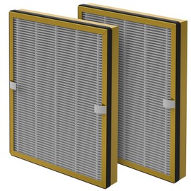 TT-AP002 True HEPA Replacement Filter Compatible with TaoTronics TT-AP002 and VAVA VA-EE008 Air Puri fier, H13 HEPA Filter with Activated carbon, 2-Pack