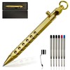 Bolt Action Pen, Solid Brass edc Pen Six-edge Pocket Pen