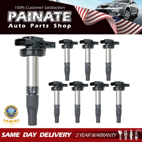 paiante Set Of 8 Ignition Coils for Jaguar XF XJ8