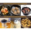 CAMPINGMOON Round Roasting Baking Steaming Cooling Rack Cooking Grid Grill