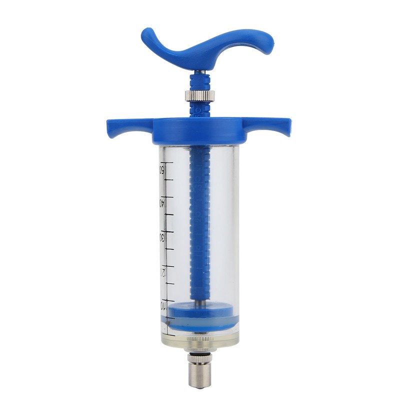 Veterinary Syringe Plastic Steel Syringe 50ml For Animal Agricultural Poultry