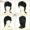 Men Wig Mullet Wigs for Men 80s Style Costumes for