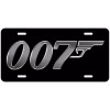 007 Gray-Black Aluminum Novelty Tag Car License Plate