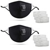 2PCS 5 Layer Breathable Cotton Face Mask with Filter –