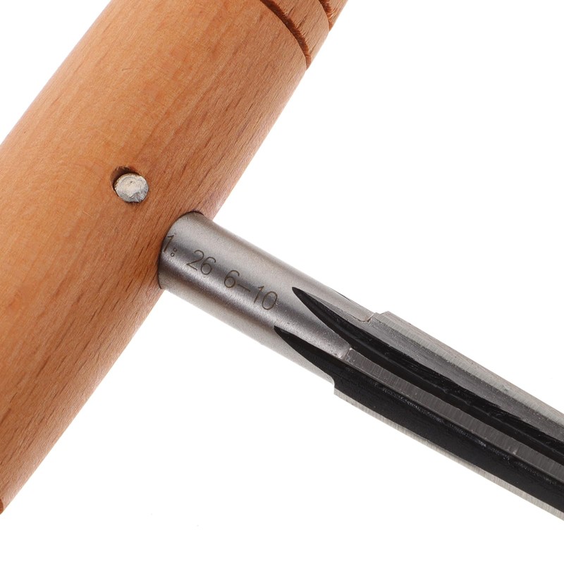 ULTNICE Violin Peg Hole Reamer with Wood Handle