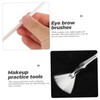 IWOWHERO Mascara Wands Set Fan Eyelash Brush Makeup Brush Travel-sized