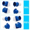 3 PIN Industrial Field Plug Socket, IP44 16A / 32A