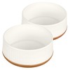 Harry Barker Small Plastic Modern Dog Bowls - 2 Pack