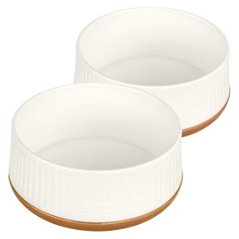 Harry Barker Small Plastic Modern Dog Bowls - 2 Pack