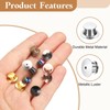 uxcell 30Pcs Metal Locking Pin Backs, Pin Keepers Locking Clasp