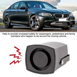 Aramox Car Buzzer Alarm, Reverse Beeper Car, Universal 12 V Reversing Summer 115 dB Car Reversing Alarm Backup Horn Beeper Summer Black