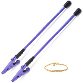 AAProTools 2 Purple Helping Hands Bracelet Helper Stick Tool Aids Women with Bracelet, Watch Clasps, Ties, Zippers