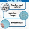 2PCS Cooling Rack High Temperature Resistance Baking Rack Rectangle Grill
