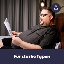 ADAMO Dark Blue Plus Size Shorty Pyjamas by 10XL, navy