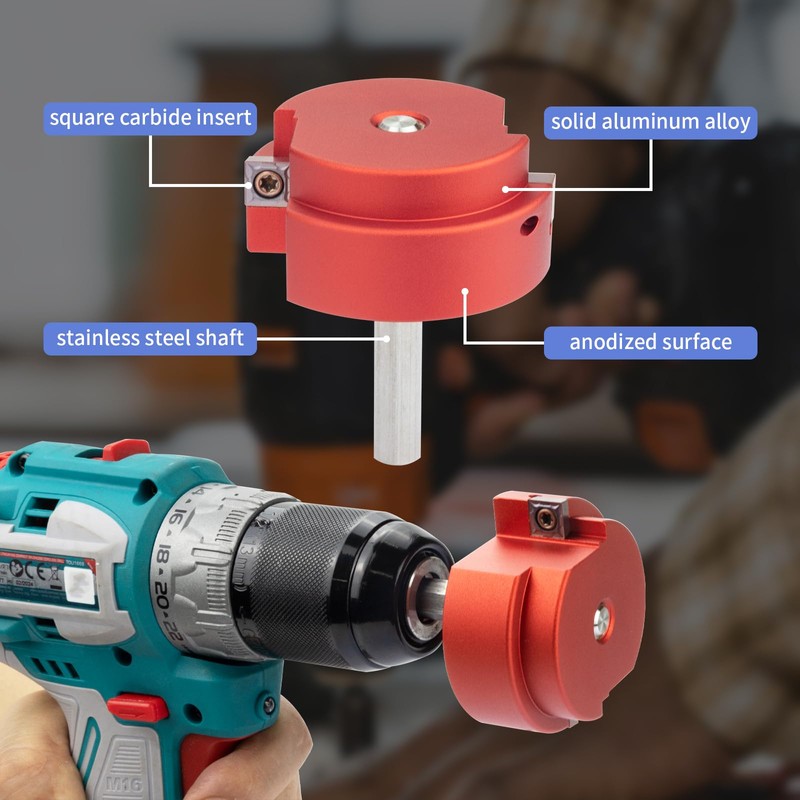SIIIXS 2 Wings PVC Pipe Reamer, Plastic PVC Pipe Fitting