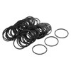 sourcing map 100 Pack Rubber Band Stretchable Rubber Elastic Band