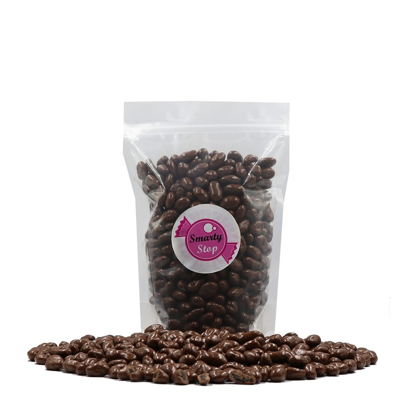 Smarty Stop Chocolate Covered Raisins (Milk Chocolate, 1 Pound (Pack