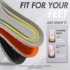 XINIFOOT 3 Pairs Shock Absorption Flexible Replacement Insoles - E-TPU