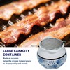 Caylielam 24oz Bacon Grease Saver with Handle and Strainer, Ceramic
