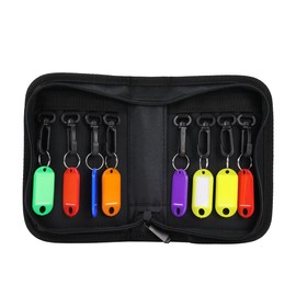 JUGREAT Key Organizer Case,Waterproof Key Binder With 8 Key Hooks and Tags,Portable Key Storage Book for Rental Management Real Estate Sales Hotel Executives and Car Service