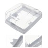 Angoily Doorbell Cover Transparent Rainproof Wireless Doorbell Splashproof Box For