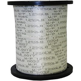 Seconds 1/2" x 2000' 1250 Lb Detectable Wire Polyester Pull Tape | Pull Webbing | Flat Rope - USA Made