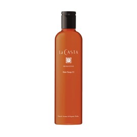 La CASTA Aroma Aesthetic Hair Soap 21 (Shampoo), For Care for Damaged Hair, For Smooth, Moisturizing, Glossy Hair With The Power of Plants, 10.1 fl oz (300 ml)