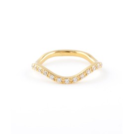 Jouete 029921-029922 Wave Zirconia Pinky Ring