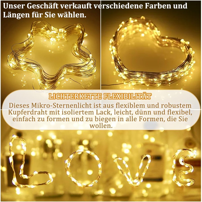 MAXEE Fairy Lights 12B4F, 2 m, Purple