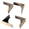 Metal Corner Protector, 4 Pcs Antique Edge Safety Guard Cabinet